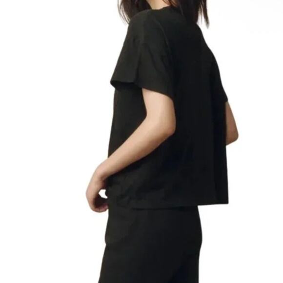 NWT! Johnny Was Calme Boxy Pocket Purple Casual Tee - Size Large - Picture 7 of 7